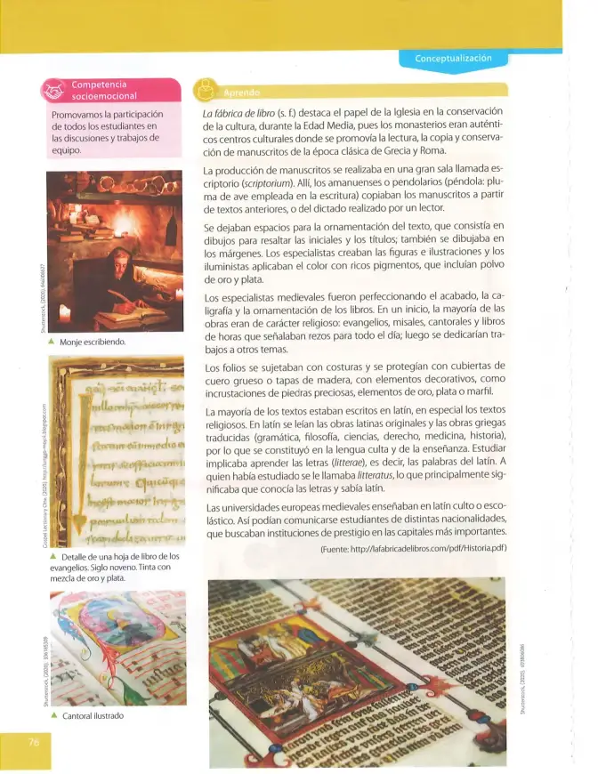 Página 76 de Lengua Y Literatura 9° · Egb 9 Lengua Y Literatura 2025 · 2025