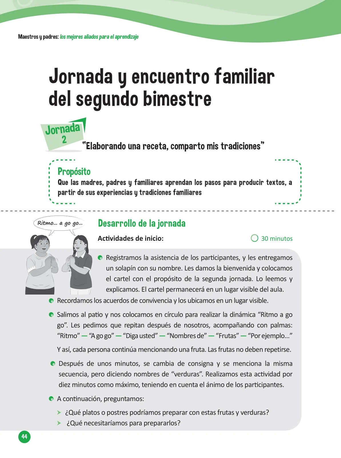 Miniatura página 46 de Guía para el trabajo docente con las familias del ciclo V de Primaria · 2016