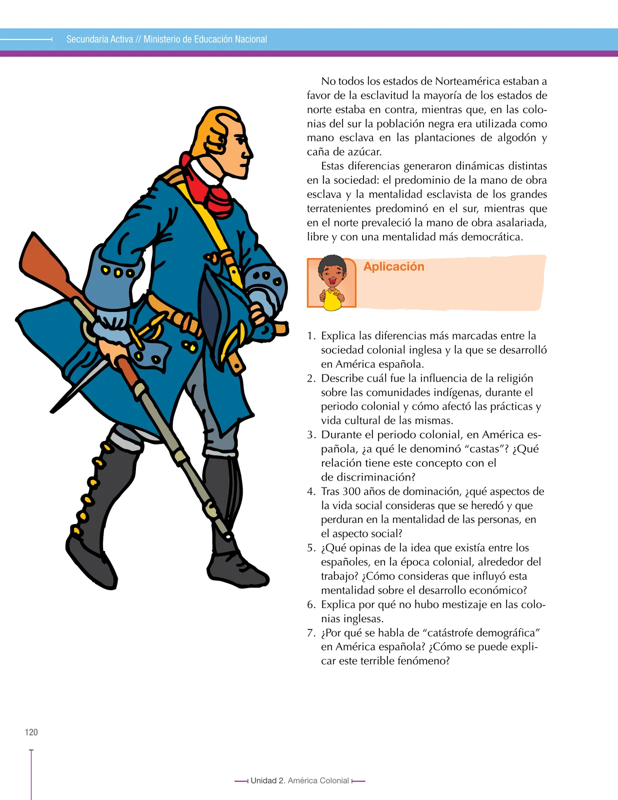 Miniatura página 120 de Ciencias Sociales 8° · Secundaria Activa