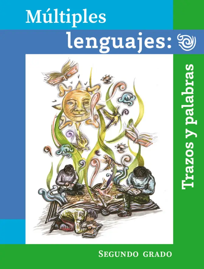 Página 1 de Múltiples lenguajes. Trazos y palabras. Libro de Educación Primaria Grado 2° Ciclo Escolar 2025 - 2026