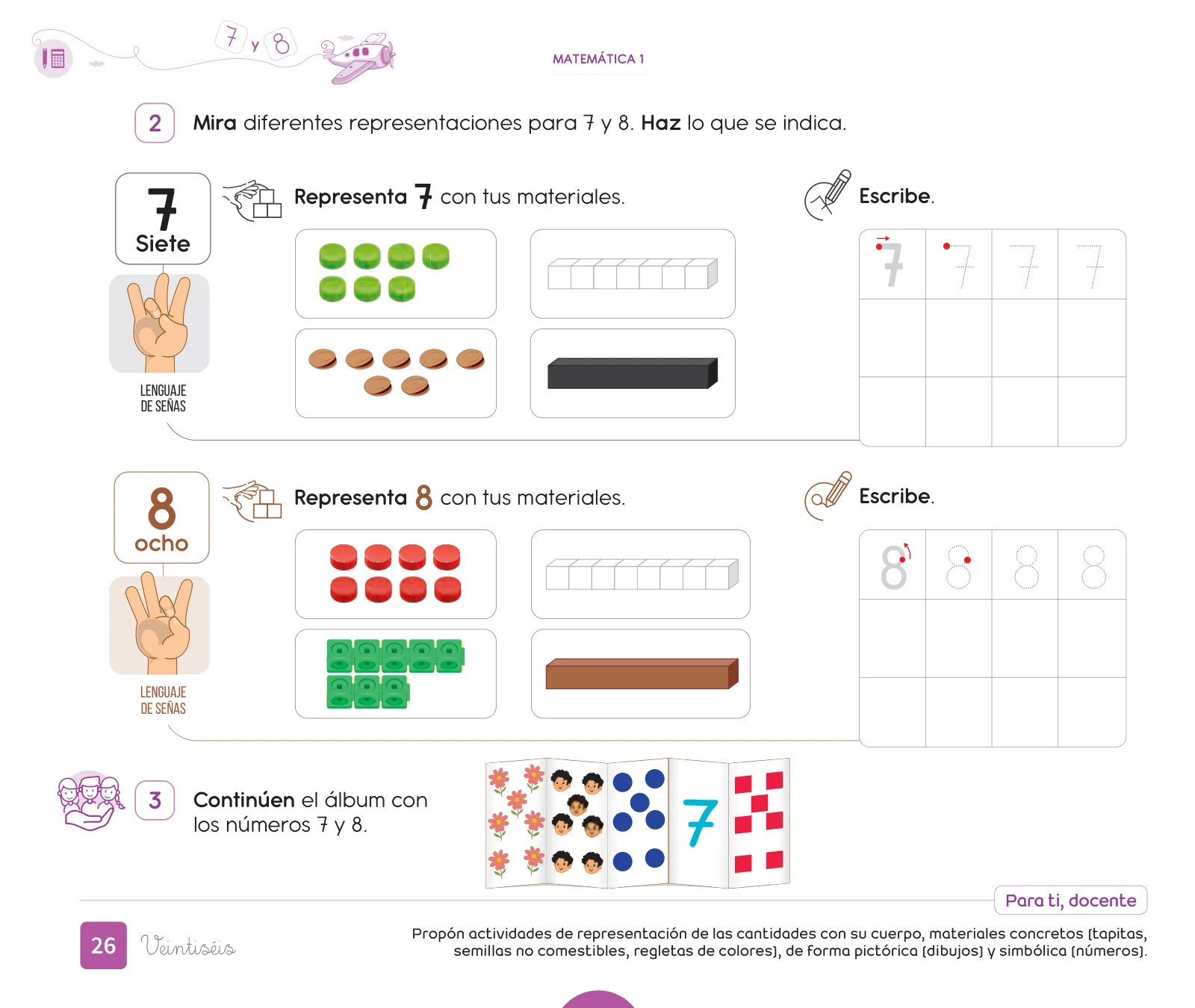 Página 28 de Cuadernillo de Matemática 1, primer grado de Primaria · 2023