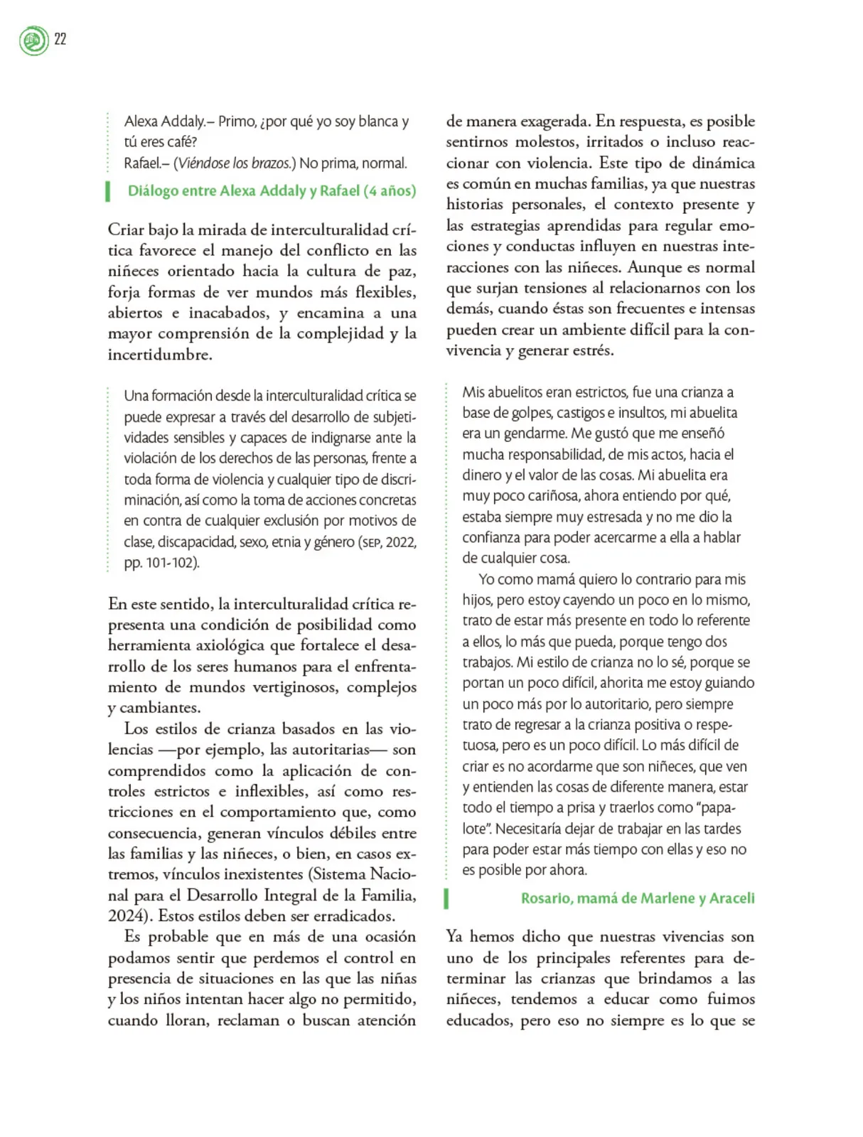 Página 23 de Crianza para la libertad. Libro para las familias. Fase 2  Libro de Educación Preescolar Grado 1°, 2°, 3°  Ciclo Escolar 2025 - 2026