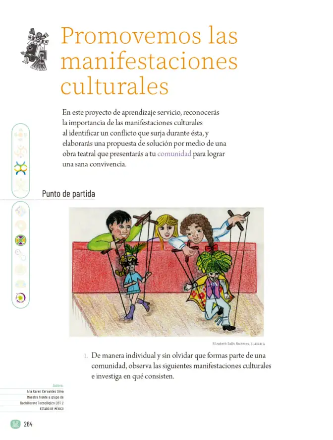 Página 267 de Proyectos Comunitarios. Libro de Educación Primaria Grado 6° Ciclo Escolar 2025 - 2026