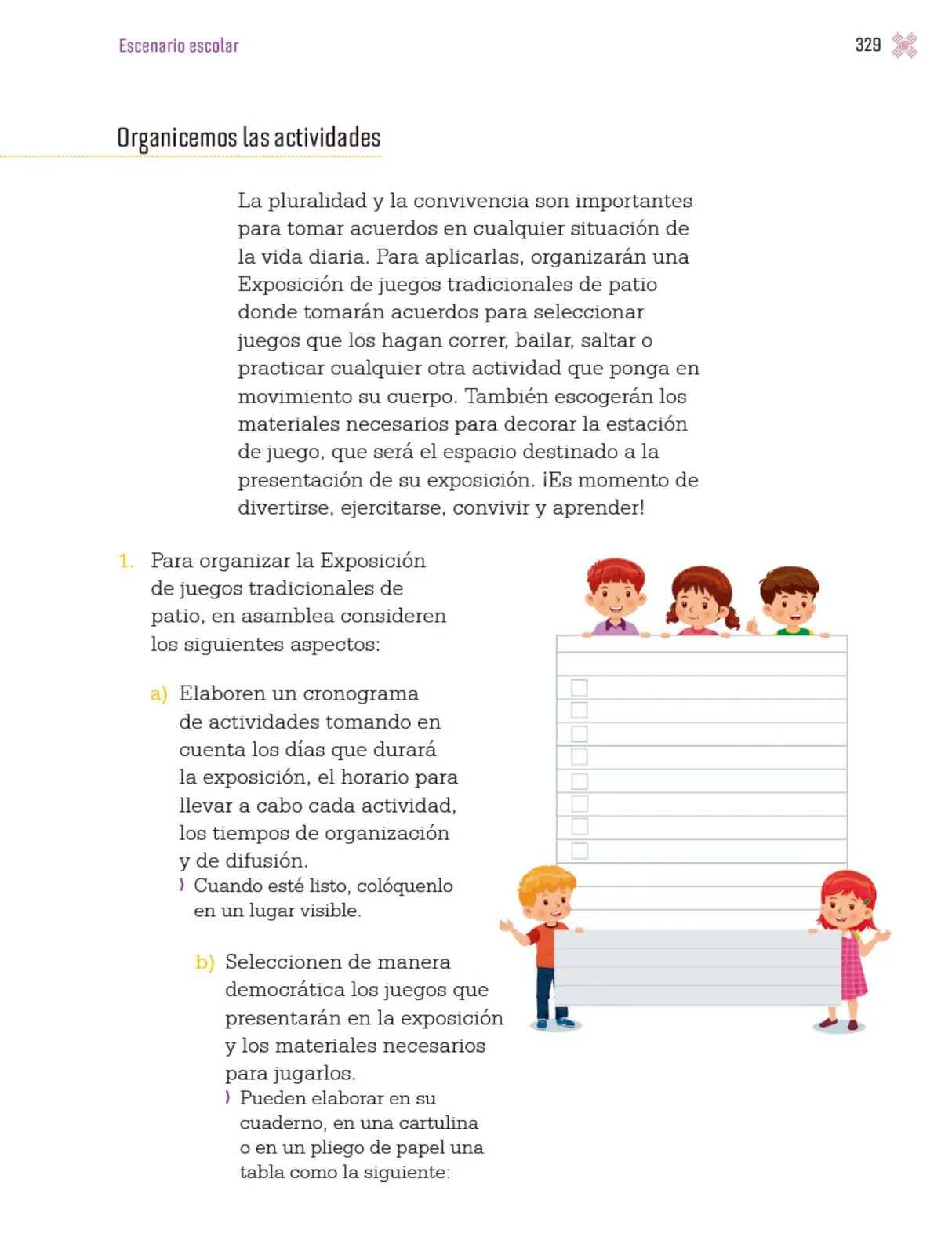 Página 332 de Proyectos Escolares. Libro de Educación Primaria Grado 3° Ciclo Escolar 2025 - 2026
