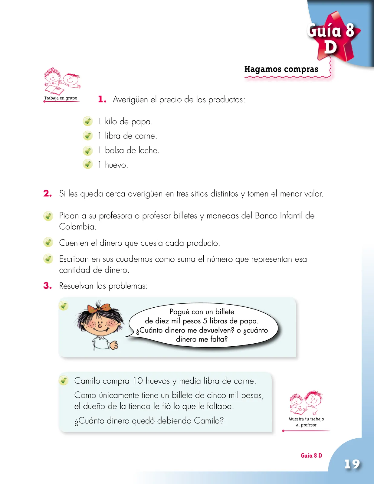 Página 19 de Matematica 2° · Cartilla 02