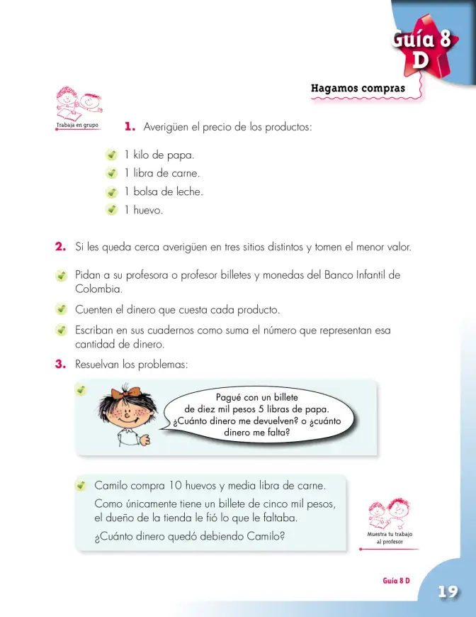 Página 19 de Matematica 2° · Cartilla 02