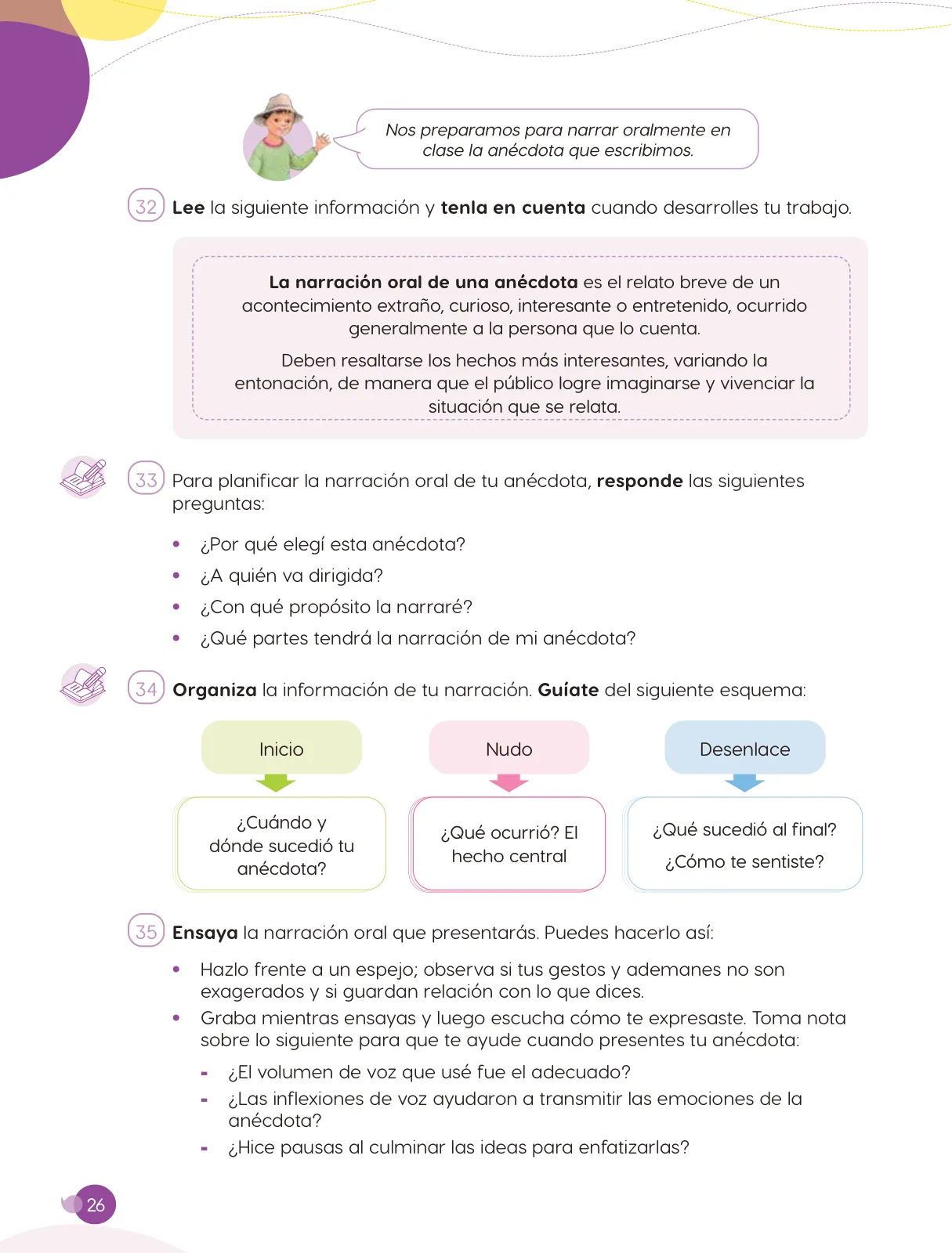 Miniatura página 28 de Cuadernillo de Comunicación 6. Sexto grado de Primaria · 2024