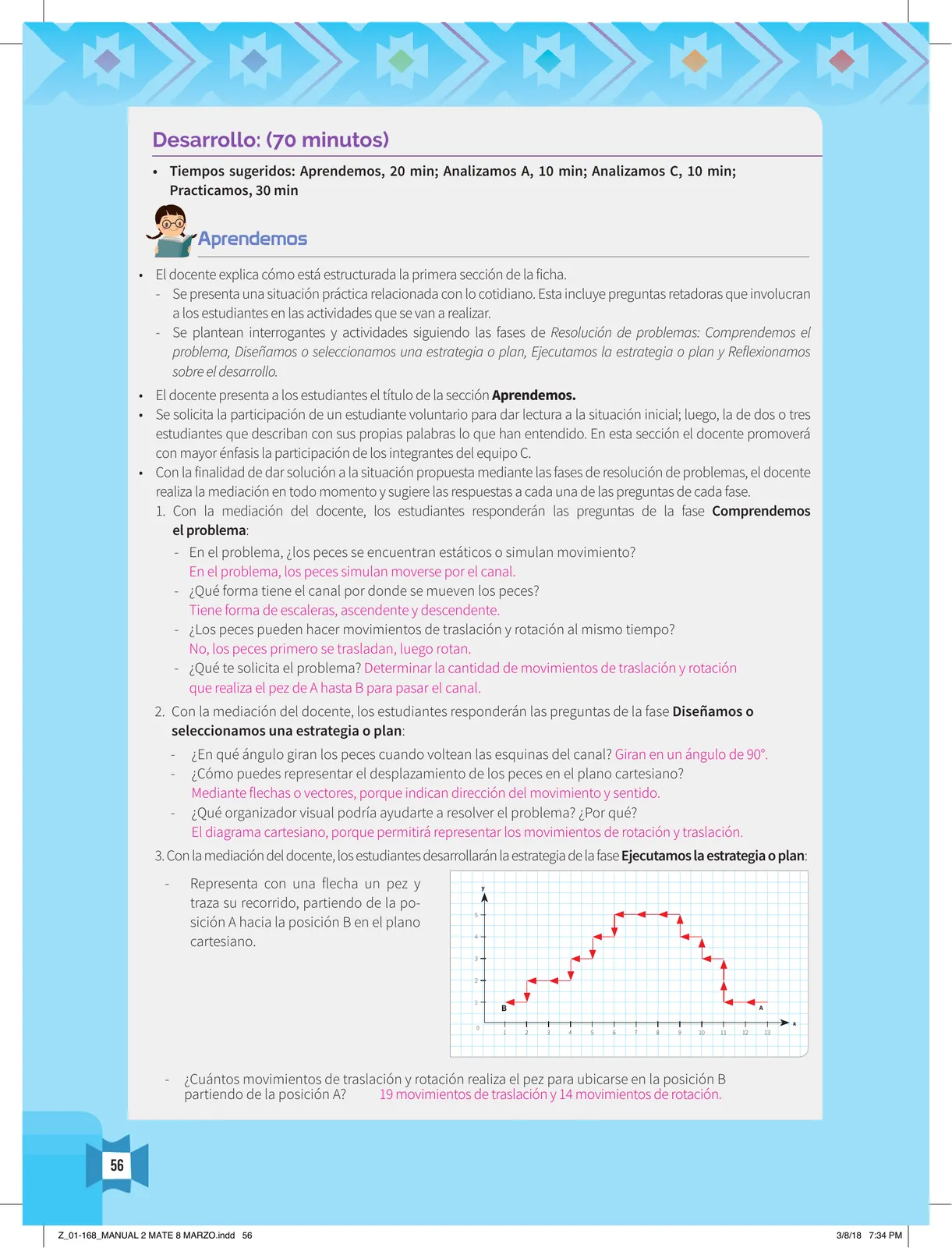 Página 58 de Resolvamos problemas 2 : manual para el docente 2018 · 2018