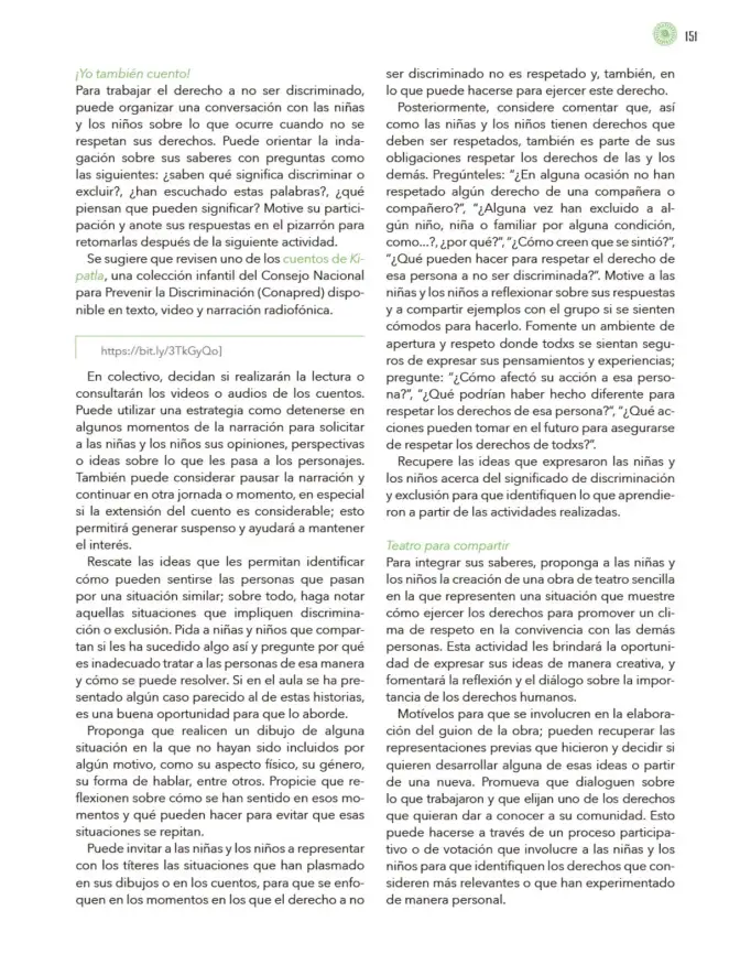 Página 152 de Modalidades de trabajo para la acción transformadora y el codiseño Libro de Educación Preescolar Grado 1°, 2°, 3° Ciclo Escolar 2025 - 2026