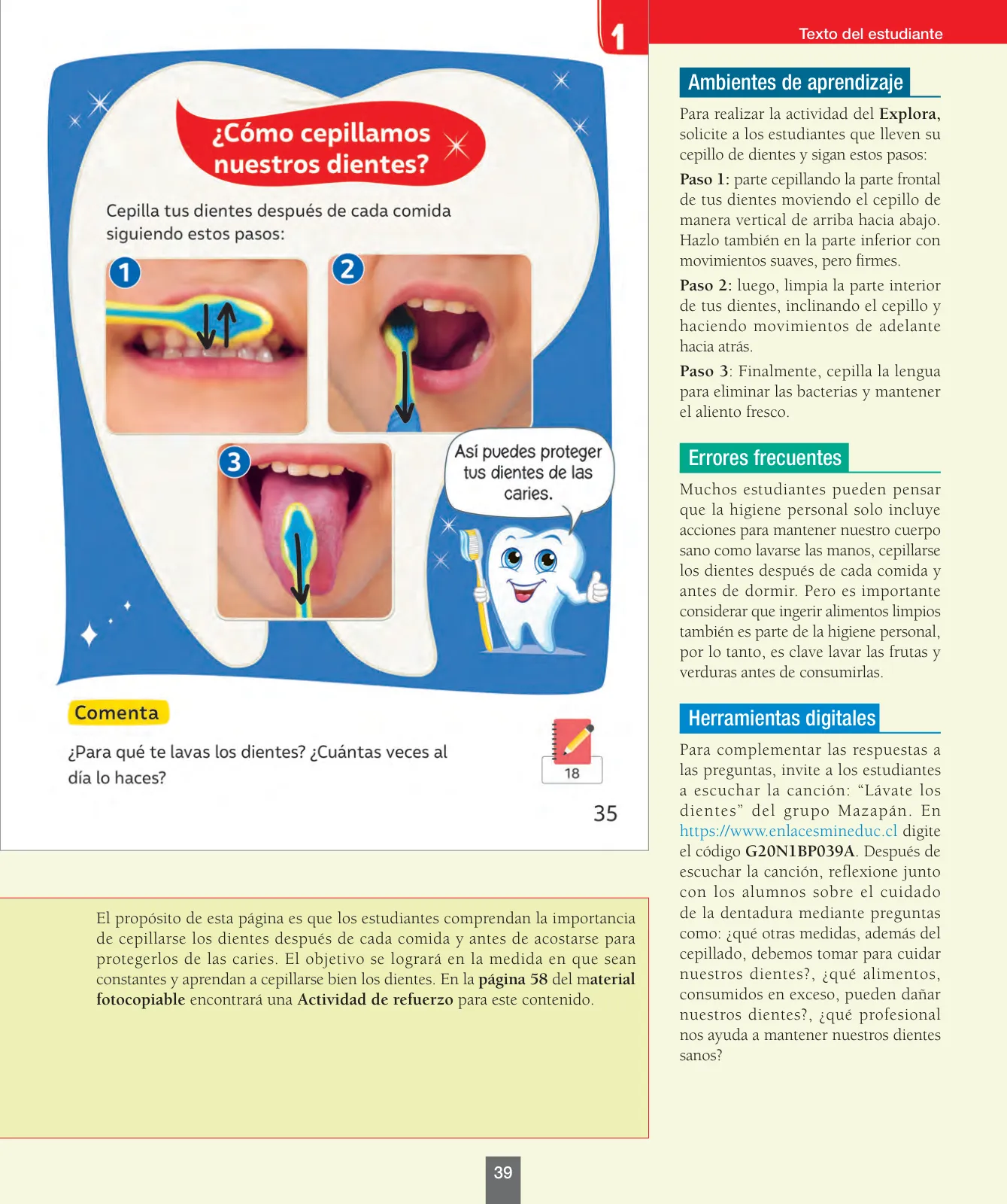 Miniatura página 40 de Ciencias Naturales – Primero Básico | Texto del Estudiante (MINEDUC) – Descargar PDF · 2024