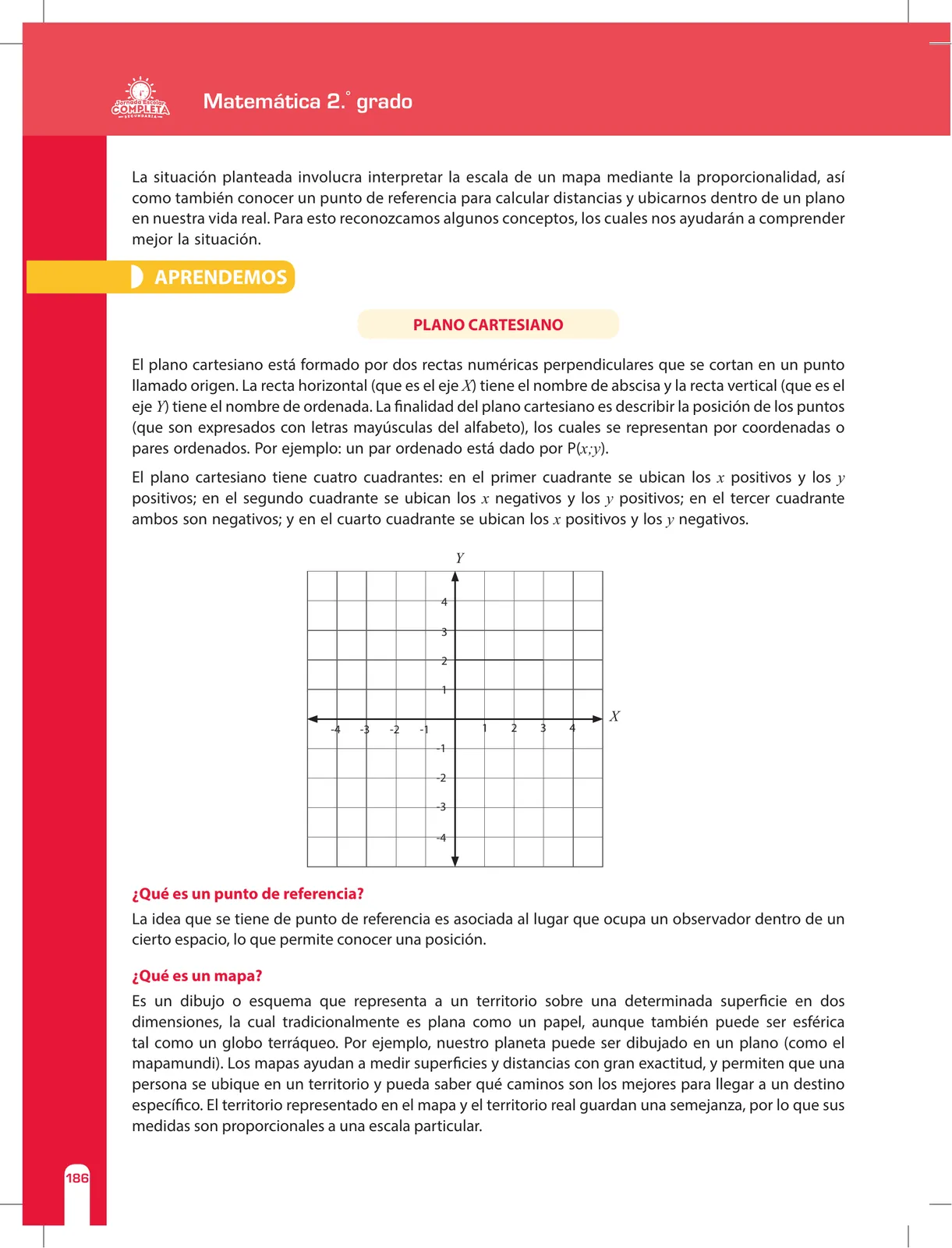 Página 186 de Matemática 2 : cuaderno de reforzamiento pedagógico - JEC · 2016