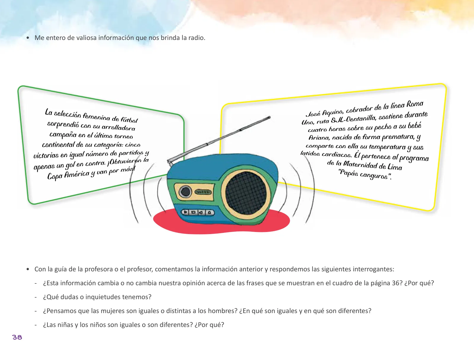 Miniatura página 40 de Cuadernillo de Tutoría 4 : cuarto grado de Educación Primaria · 2021