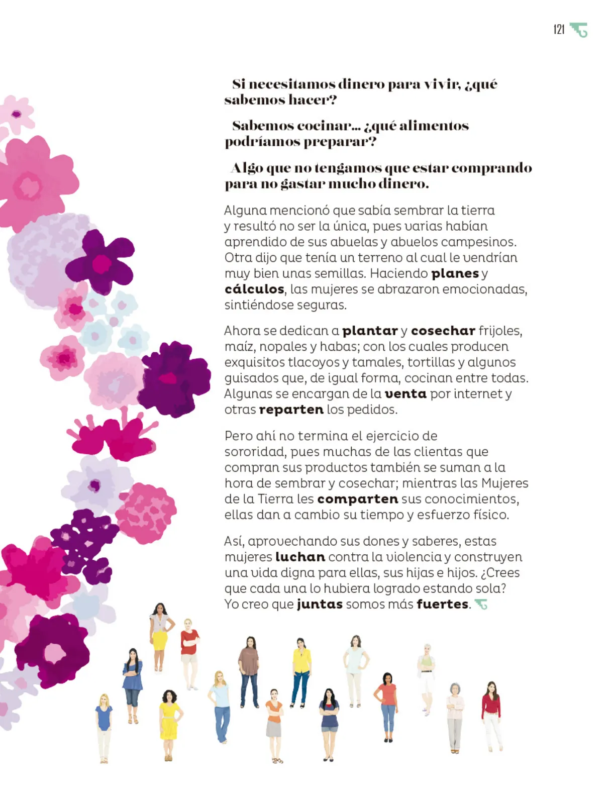 Miniatura página 122 de Múltiples lenguajes.   Libro de Educación Primaria Grado 5°  Ciclo Escolar 2025 - 2026