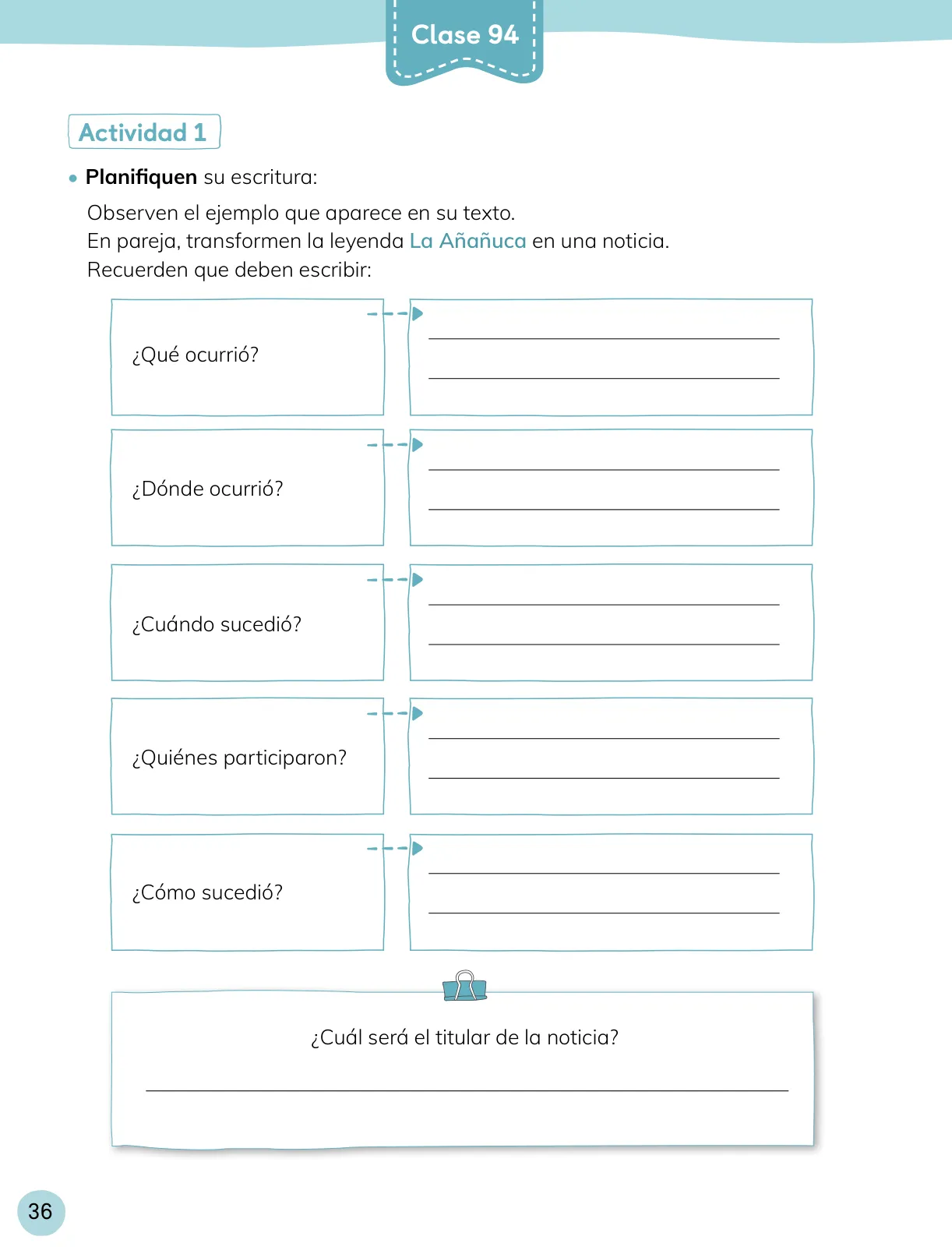 Página 37 de Lenguaje y Comunicación – Cuarto Básico | Texto del Estudiante MINEDUC – Descargar PDF · 2024
