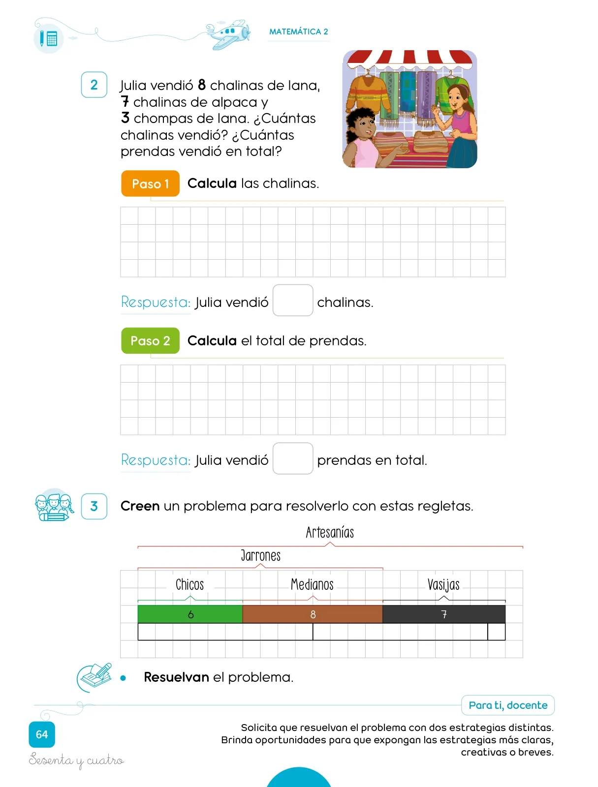Miniatura página 66 de Cuadernillo de Matemática 2. Segundo grado de Primaria · 2024