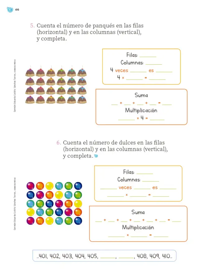 Página 47 de Múltiples lenguajes. Trazos y números. Libro de Educación Primaria Grado 2° Ciclo Escolar 2025 - 2026