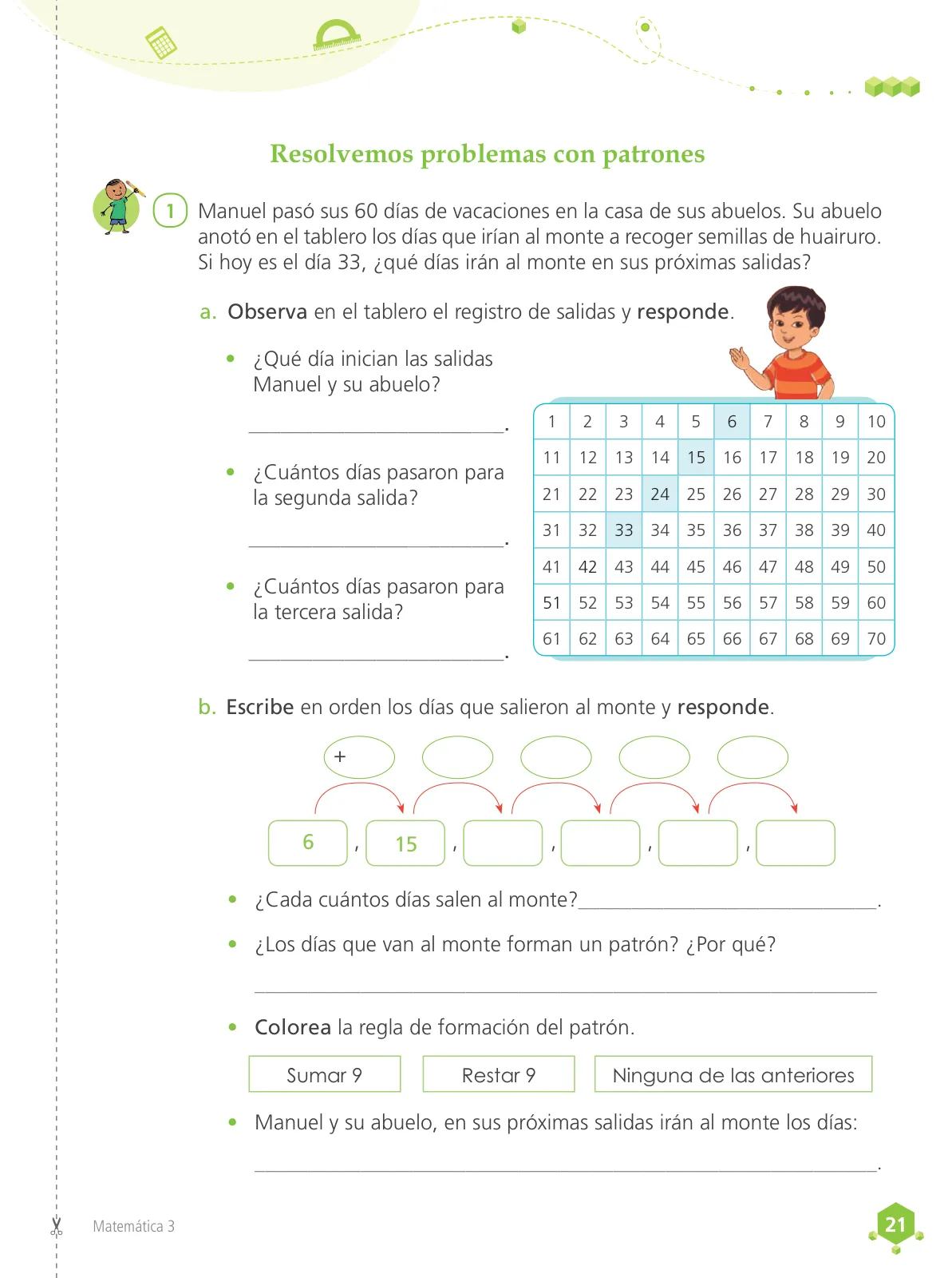 Miniatura página 23 de Matemática 3 : cuaderno de trabajo para tercer grado de Educación Primaria 2019 · 2019