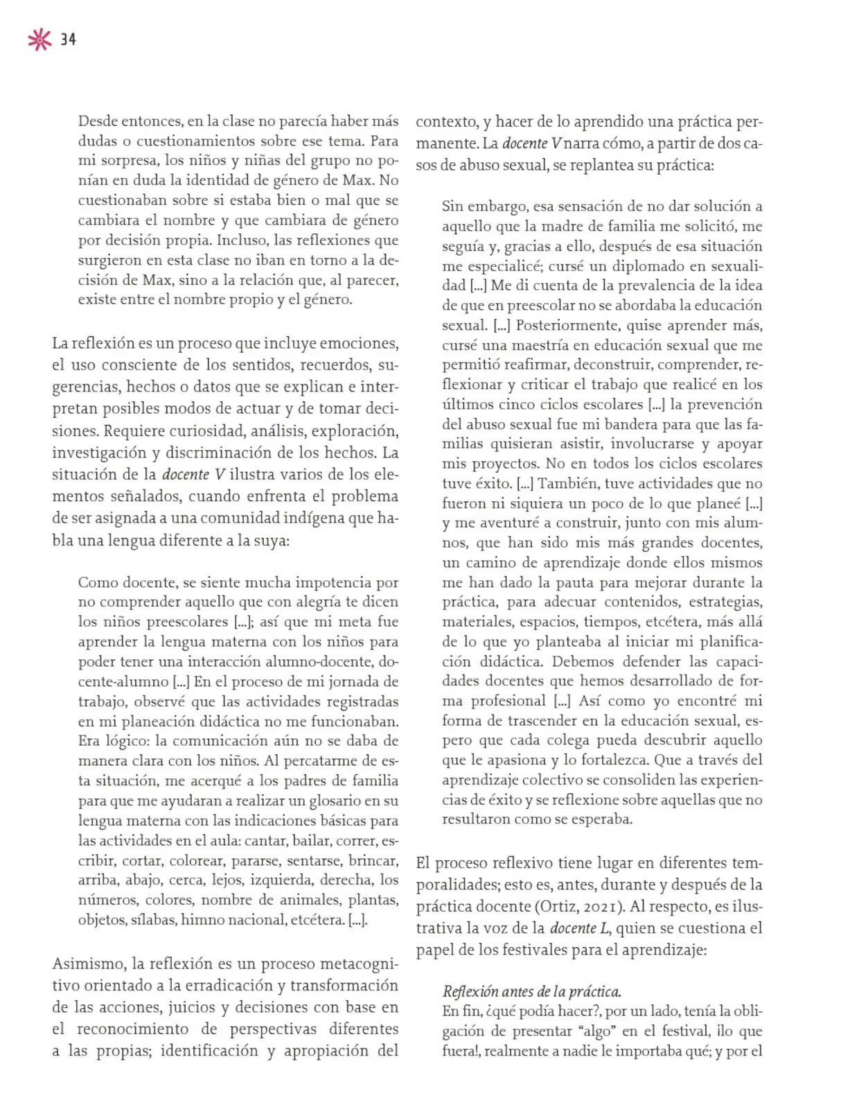 Miniatura página 35 de Un libro sin recetas para la maestra y el maestro. Fase 2  Libro de Educación Preescolar Grado 1°, 2°, 3°  Ciclo Escolar 2025 - 2026