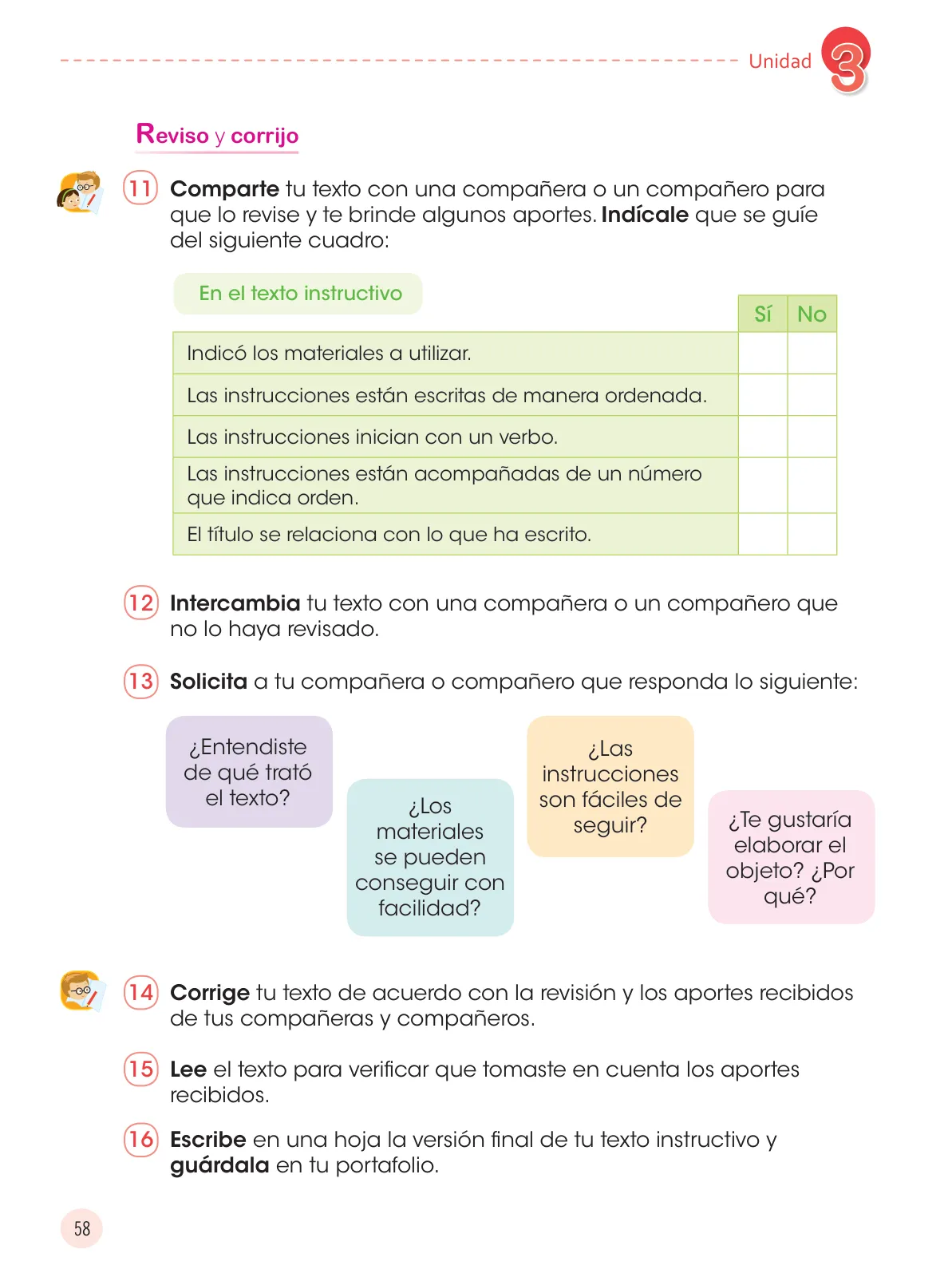 Página 60 de Comunicación 3 : cuaderno de trabajo para tercer grado de Educación Primaria 2019 · 2019
