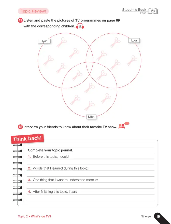 Página 21 de Inglés – Sexto Básico | Activity Book MINEDUC – Descargar PDF · 2023