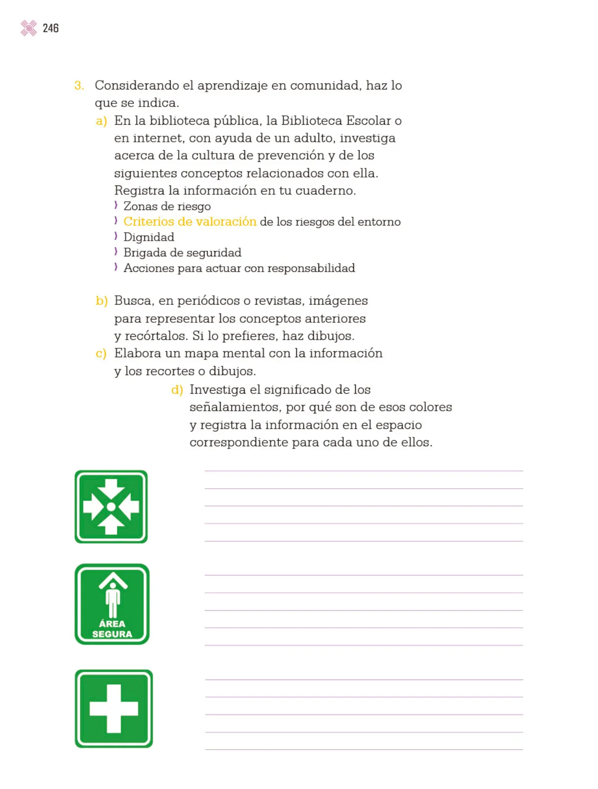 Página 249 de Proyectos Escolares.   Libro de Educación Primaria Grado 3°  Ciclo Escolar 2025 - 2026
