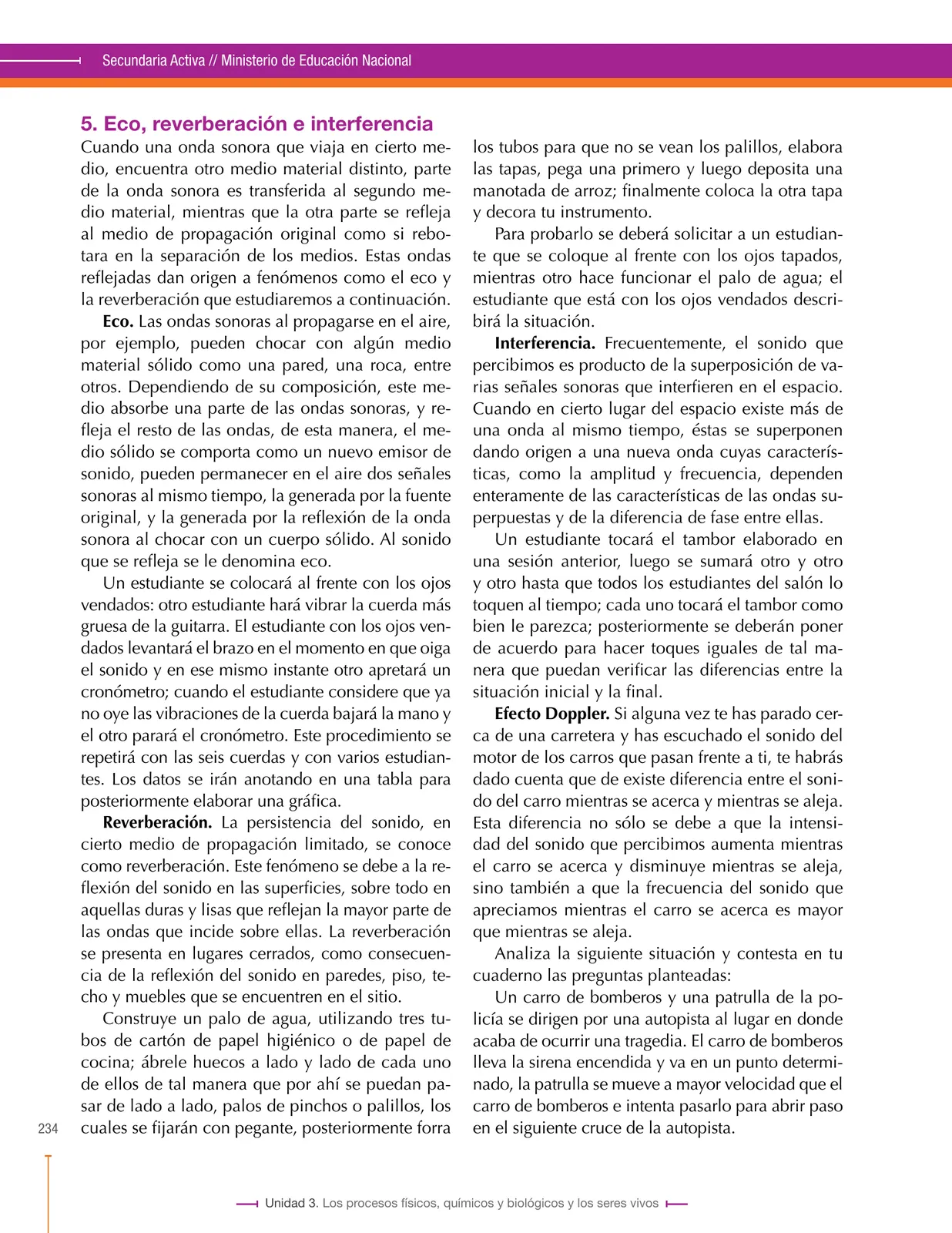 Página 234 de Ciencias Naturales 8° · Secundaria Activa