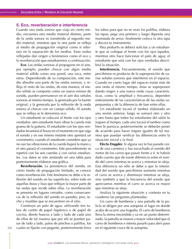 Página 234 de Ciencias Naturales 8° · Secundaria Activa