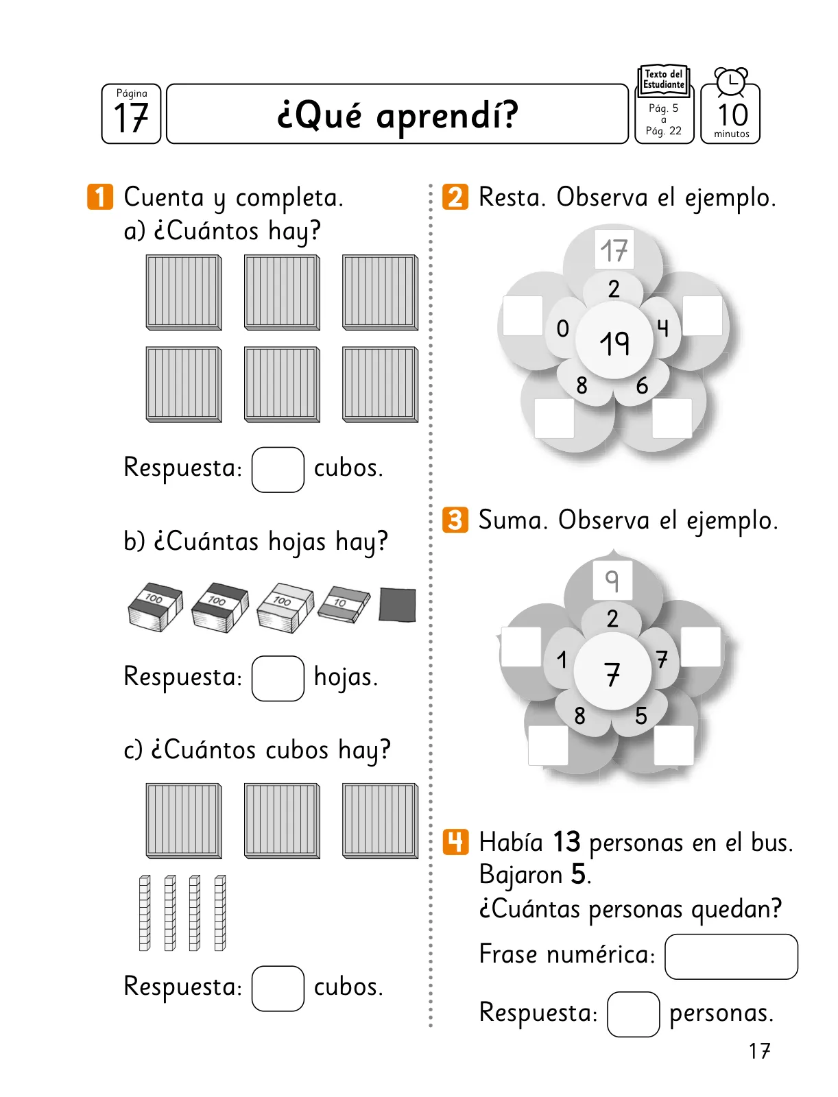 Página 18 de Sumo Primero – Segundo Básico | Texto del Estudiante MINEDUC – Descargar PDF · 2024