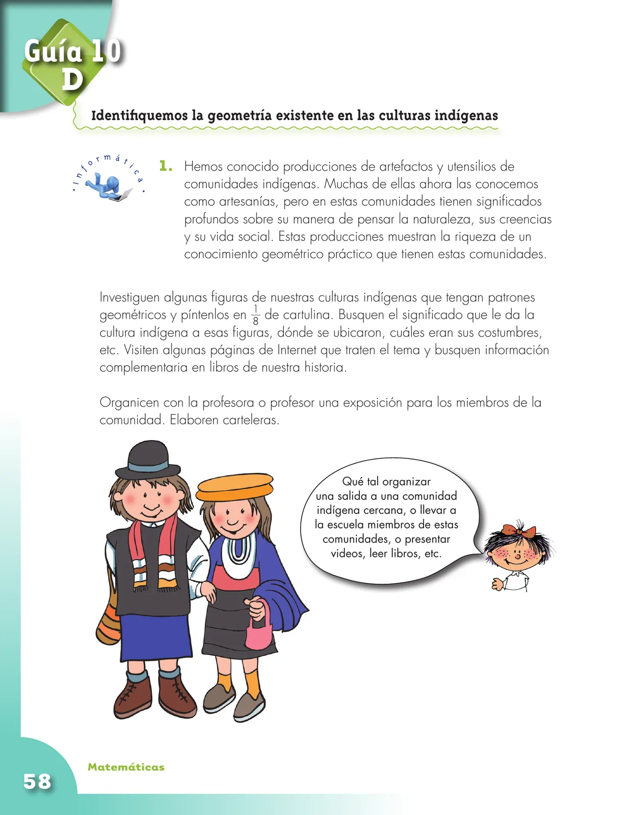 Página 58 de Matematica 5° · Cartilla 02