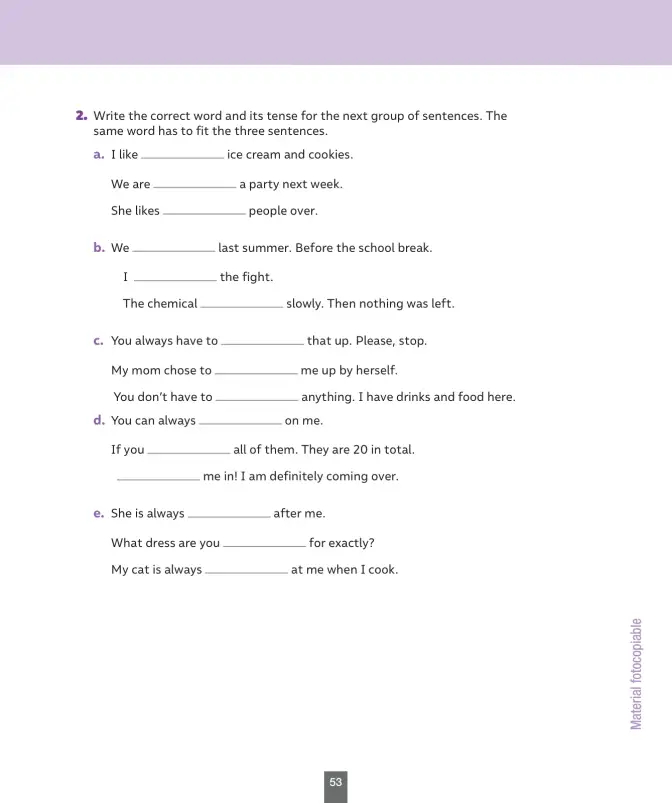 Página 54 de Inglés – Séptimo Básico | Student’s Book MINEDUC – Descargar PDF · 2024
