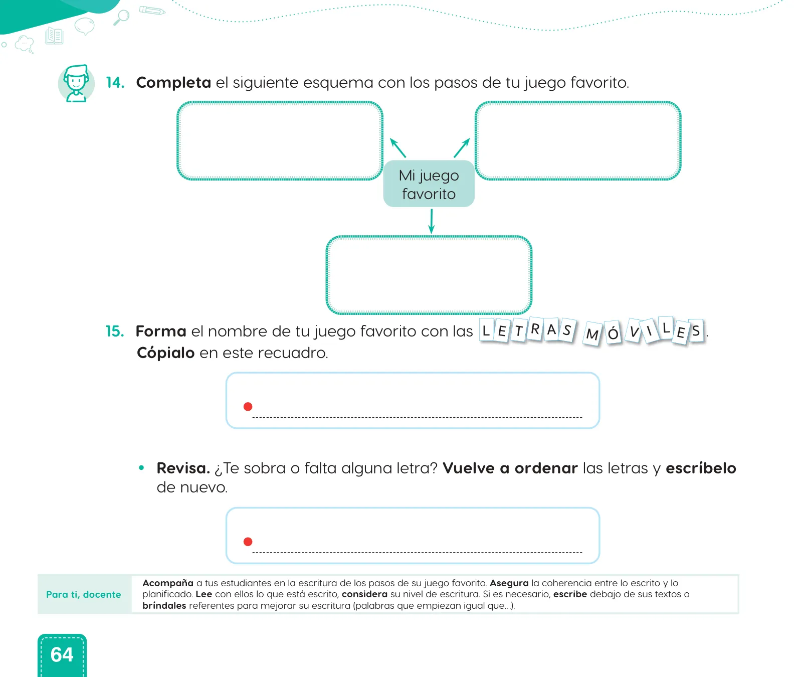 Miniatura página 66 de Cuadernillo de Comunicación 1. Primer grado de Primaria · 2024