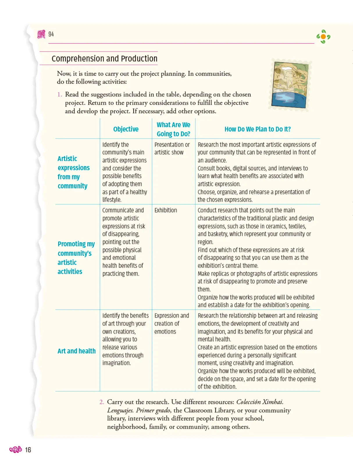 Página 17 de Uérakua anapu uantakua. Projects and Readings  Libro de Educación Secundaria Grado 1°  Ciclo Escolar 2025 - 2026