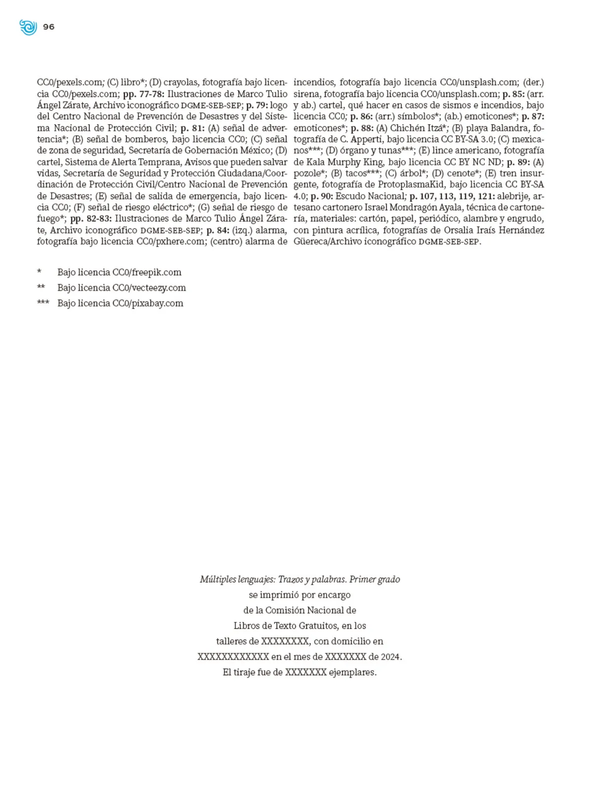 Página 97 de Múltiples lenguajes. Trazos y palabras. Libro de Educación Primaria Grado 1° Ciclo Escolar 2025 - 2026