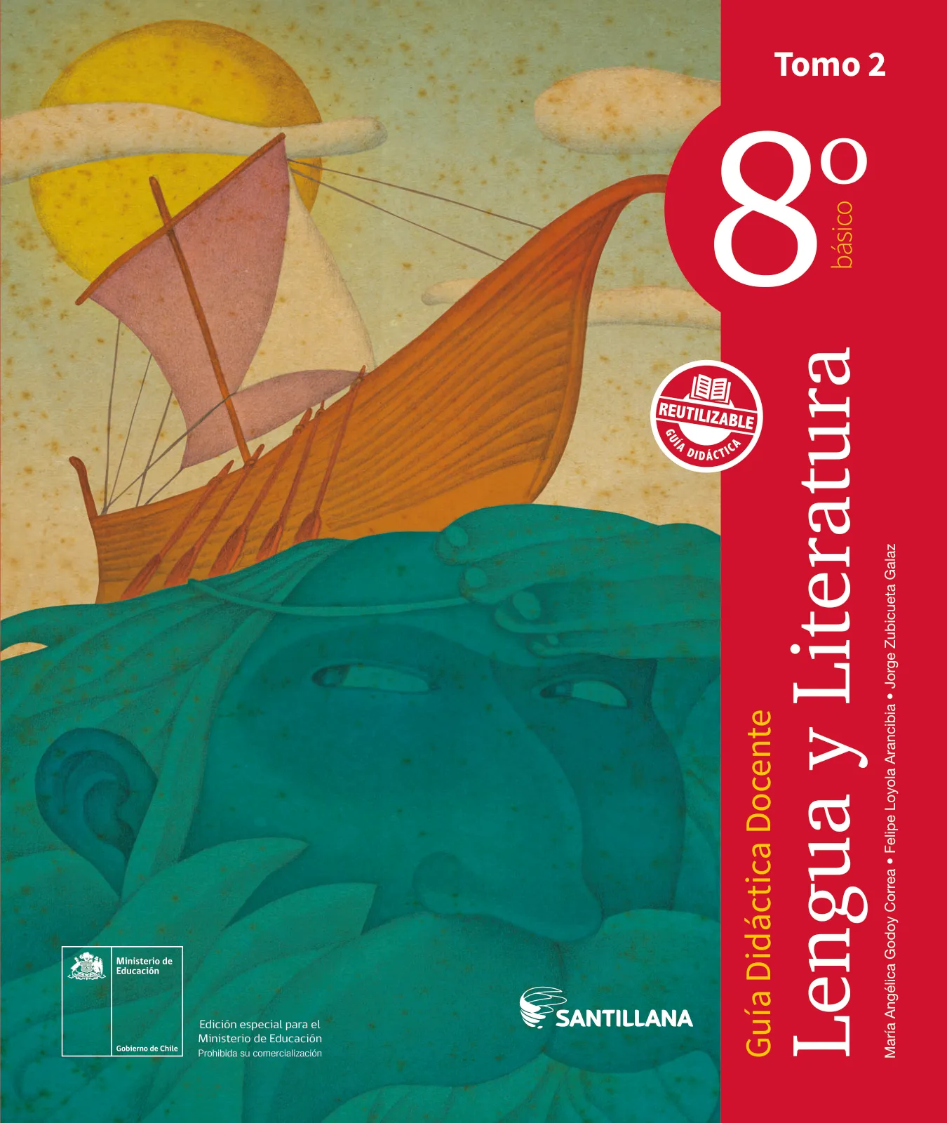 Portada de Lengua y Literatura – Octavo Básico | Texto del Estudiante MINEDUC – Descargar PDF · 2024
