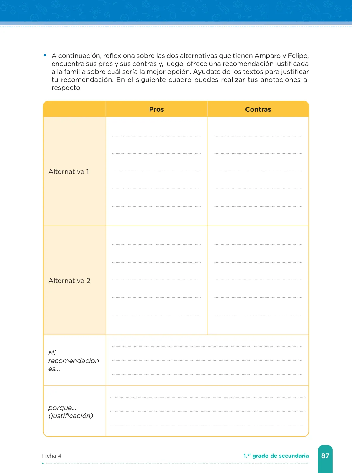 Miniatura página 89 de Fichas de aprendizaje de Comunicación 1 · 2024