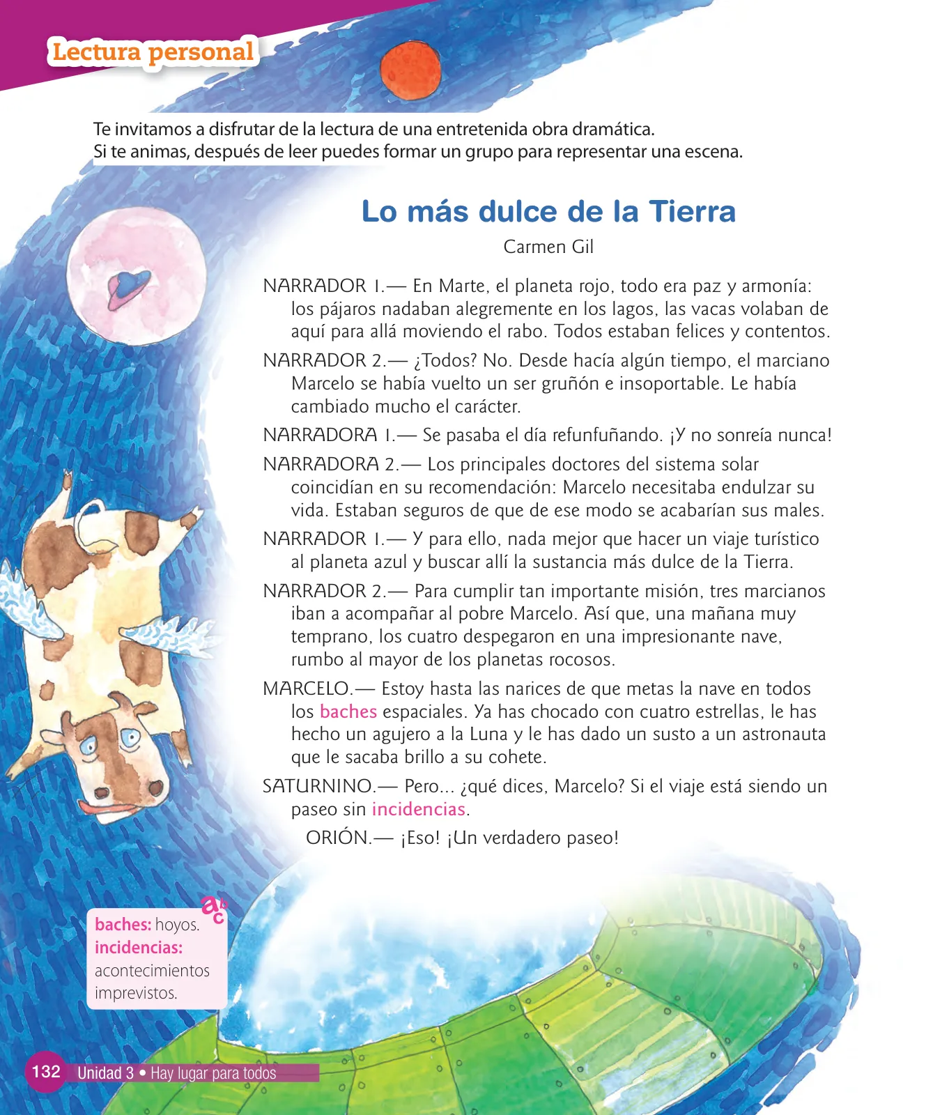 Página 134 de Lenguaje y Comunicación – Cuarto Básico | Texto del Estudiante MINEDUC – Descargar PDF · 2024