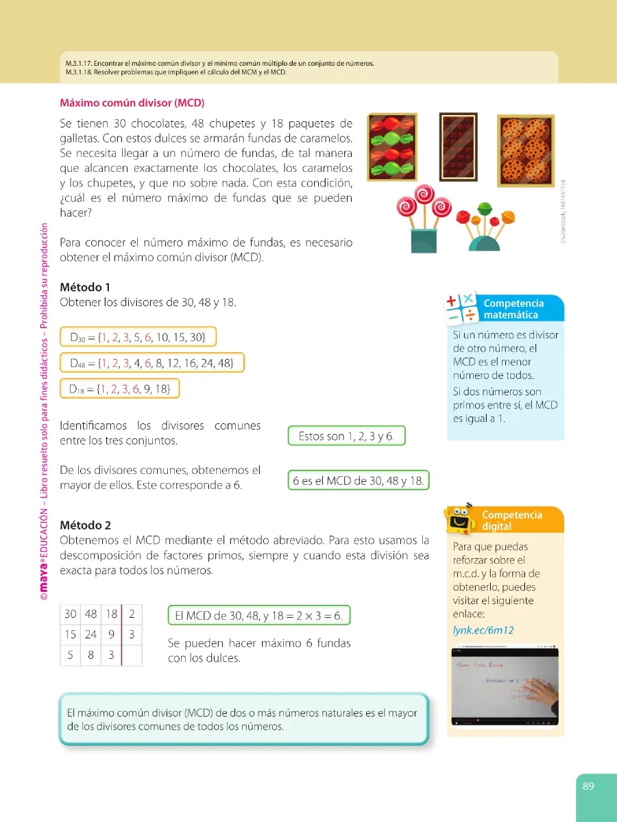 Miniatura página 91 de Matematica · 6 EGB · 2025