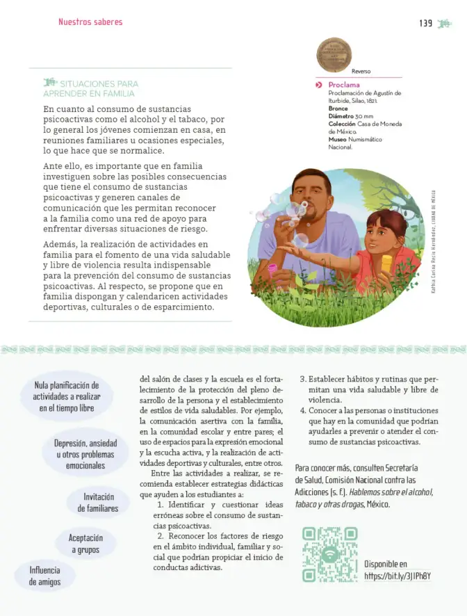 Página 140 de Nuestros saberes: Libro para alumnos, maestros y familia. Libro de Educación Primaria Grado 5° Ciclo Escolar 2025 - 2026