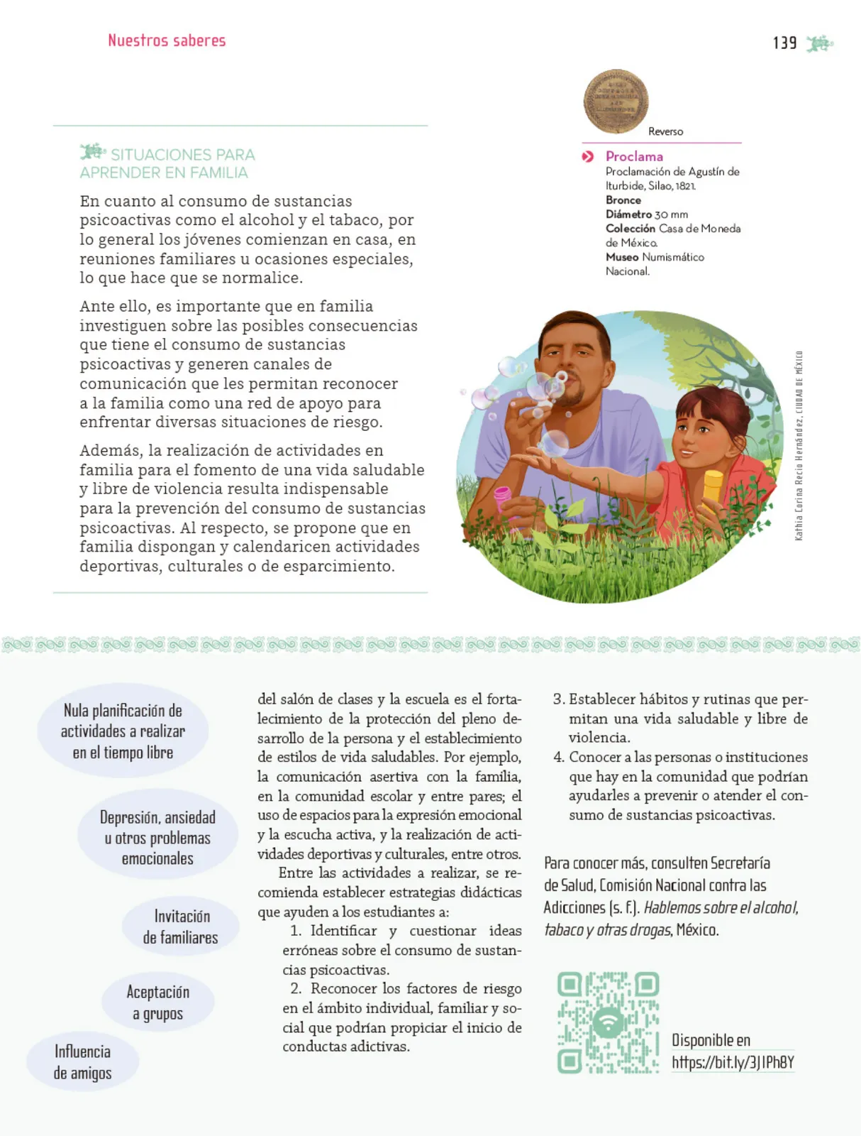 Miniatura página 140 de Nuestros saberes: Libro para alumnos, maestros y familia.   Libro de Educación Primaria Grado 5°  Ciclo Escolar 2025 - 2026