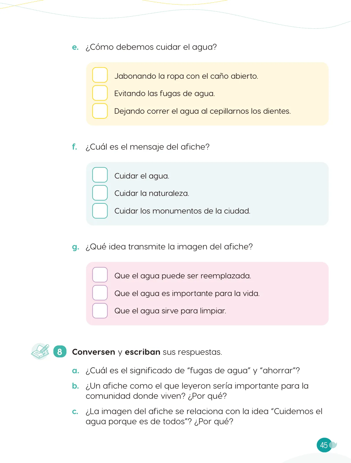 Página 47 de Cuadernillo de Comunicación 3. Tercer grado de Primaria · 2024