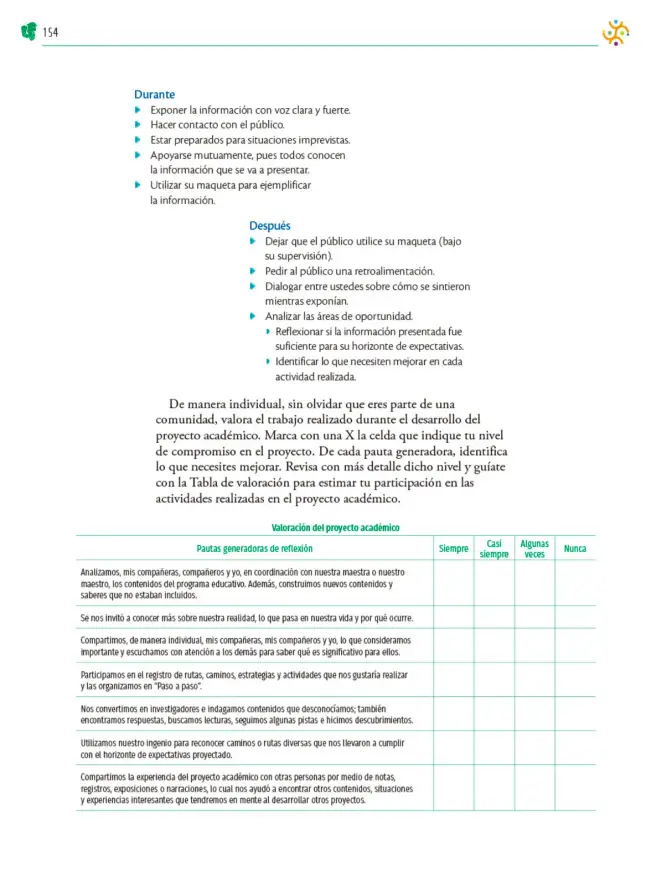 Página 155 de Colección Nanahuatzin. Nuestro libro de Proyectos. Tomo I. Libro de Educación Telesecundaria Grado 3° Ciclo Escolar 2025 - 2026