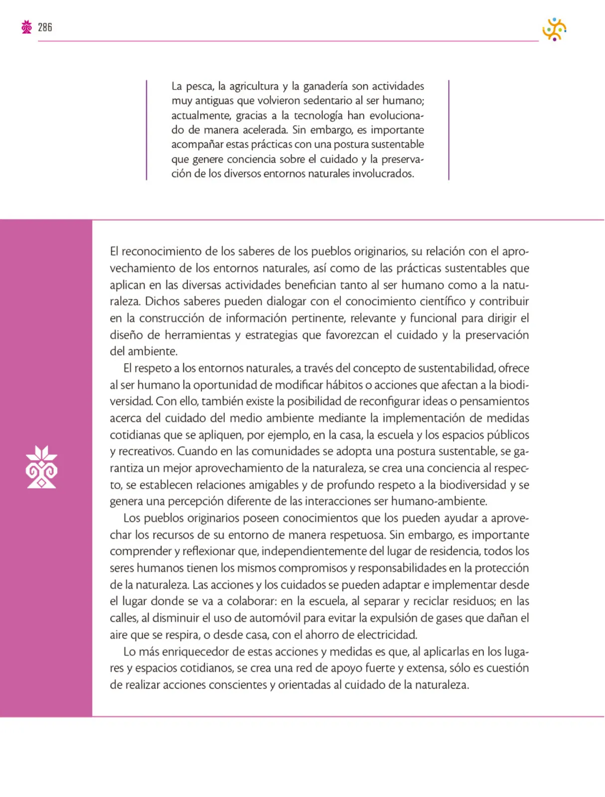 Página 287 de Colección Ximhai. Saberes y pensamiento científico. Libro de Educación Secundaria Grado 1° Ciclo Escolar 2025 - 2026