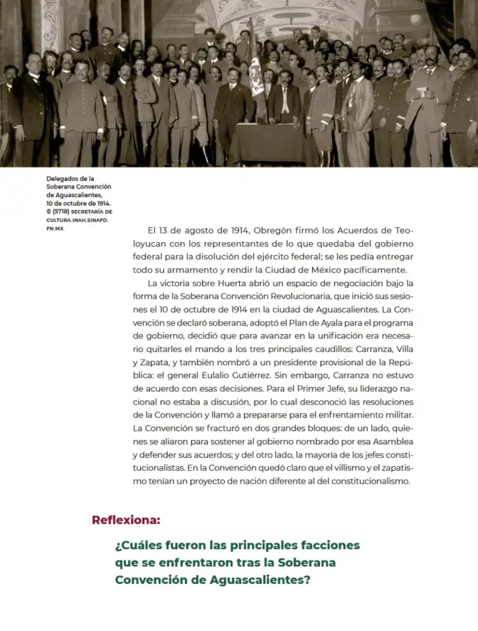 Página 224 de Historia del pueblo mexicano. Multigrado Libro de Educación Telesecundaria Grado 1° Ciclo Escolar 2025 - 2026