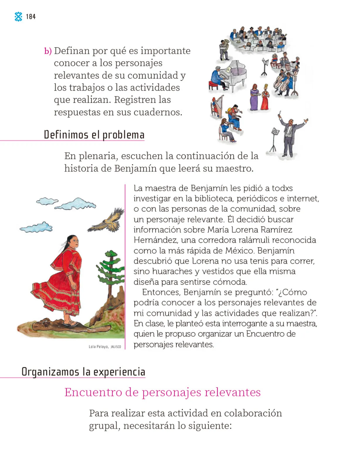 Miniatura página 185 de Proyectos Comunitarios.   Libro de Educación Primaria Grado 1°  Ciclo Escolar 2025 - 2026
