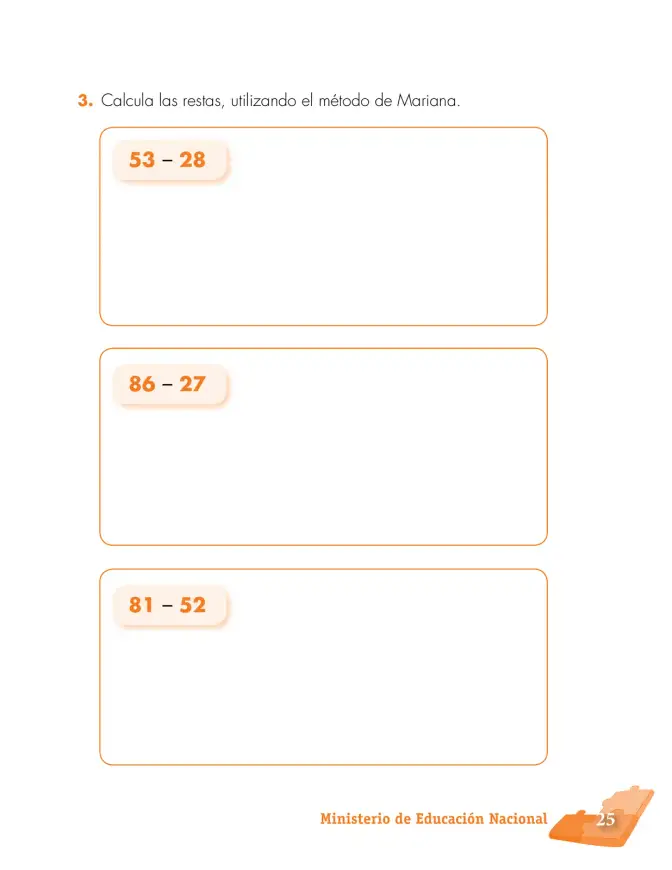 Página 25 de Matematica 1° · Cuadernillo