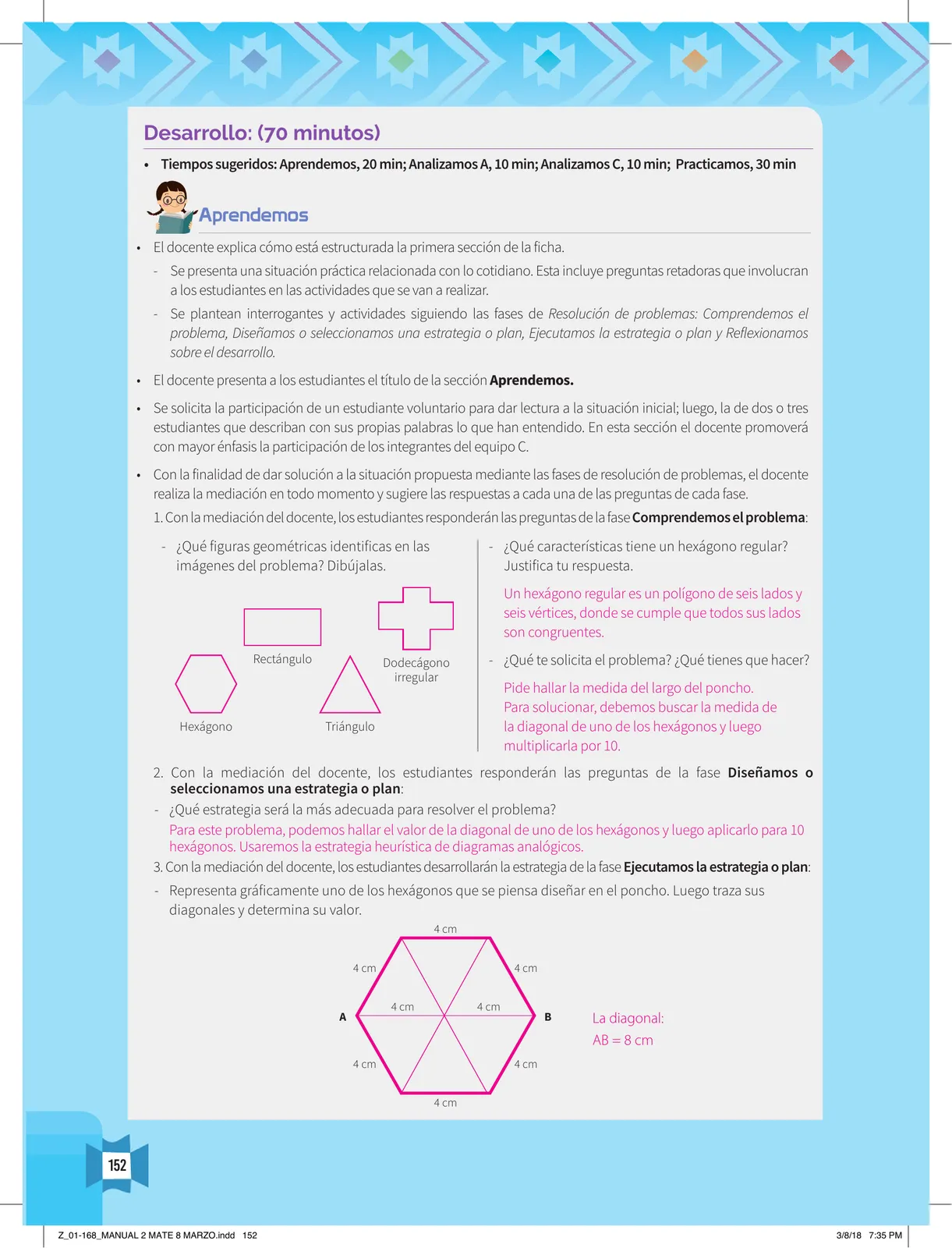 Miniatura página 154 de Resolvamos problemas 2 : manual para el docente 2018 · 2018