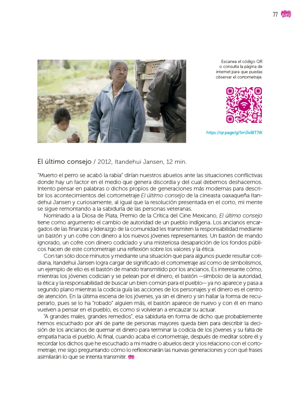 Miniatura página 78 de Colección Sk´asolil. Múltiples lenguajes.   Libro de Educación Secundaria Grado 2°  Ciclo Escolar 2025 - 2026