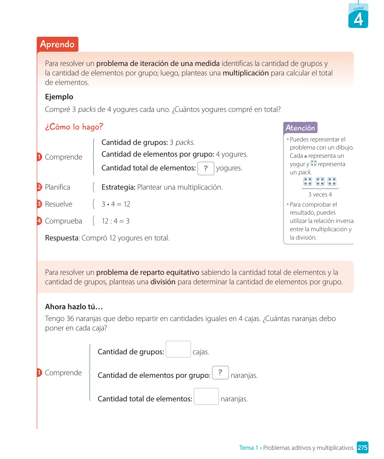 Miniatura página 277 de Matemática – Tercero Básico | Texto del Estudiante MINEDUC – Descargar PDF · 2024