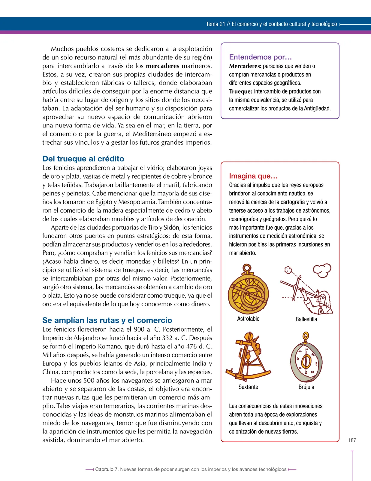 Miniatura página 187 de Ciencias Sociales 6° · Secundaria Activa