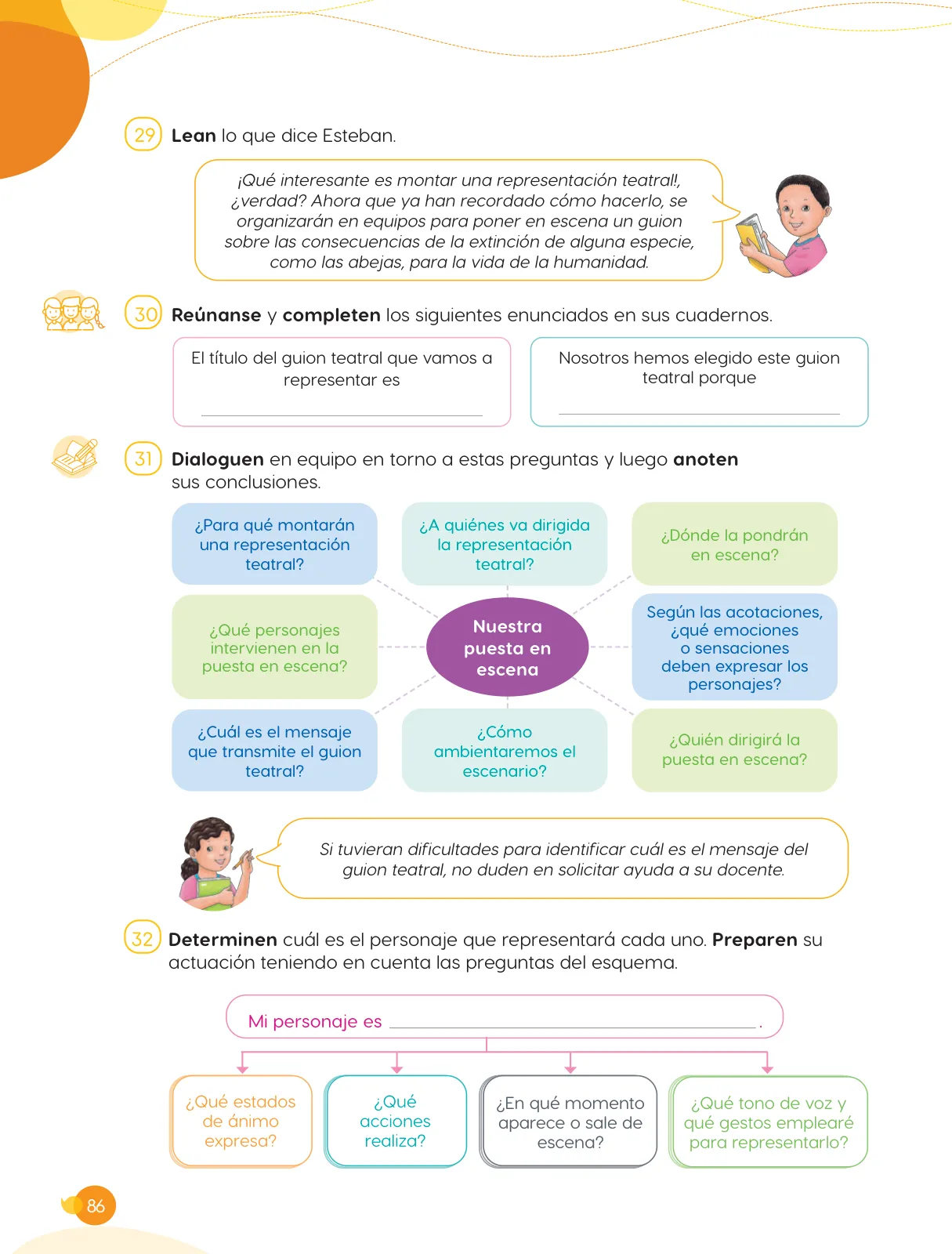 Página 88 de Cuadernillo de Comunicación 6, sexto grado de Primaria · 2023
